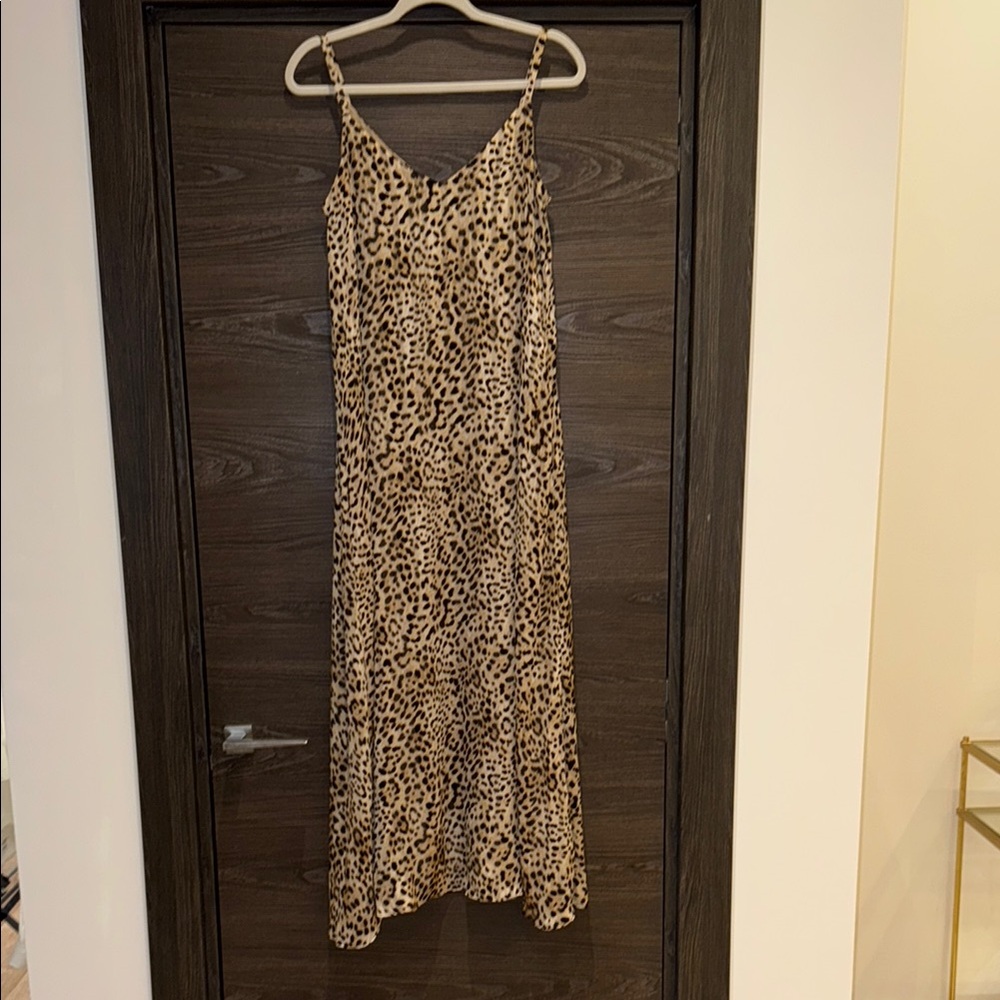 Leopard Print Maxi Dress